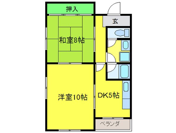 モリギハイツの物件間取画像